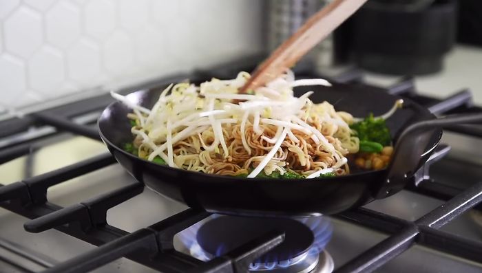 Add bean sprouts and sauté for another 1-2 minutes.