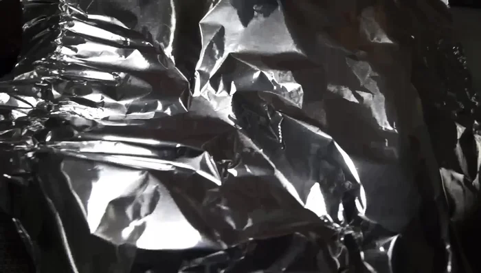 Prepare baking pan: Line your baking pan with aluminum foil.
