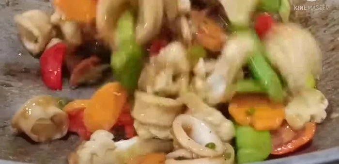 Garnish with spring onions before serving.