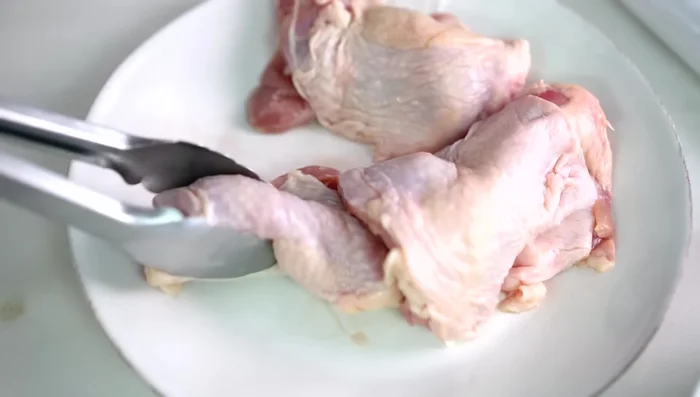 Marinate the chicken: Place chicken pieces (skin-on) in the marinade. Marinate overnight (best) or at least 2-3 hours.