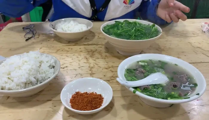 Prepare the vegetables. (No specific instructions provided in the transcript)