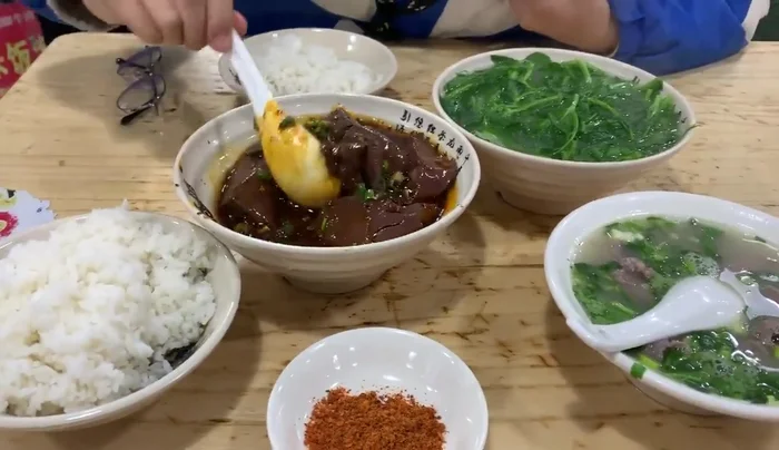 Serve with rice, vegetables and other soups as desired. (No specific instructions provided in the transcript)