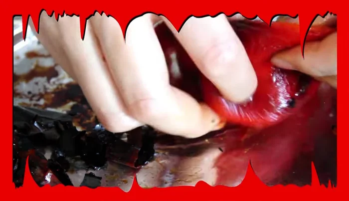 Carefully remove seeds and white membranes.