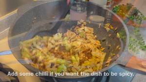 Easy Stir-Fried Cabbage & Glass Noodles with Eggs Recipe