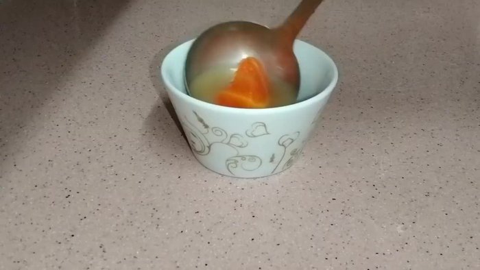 Add water or broth to the pot.