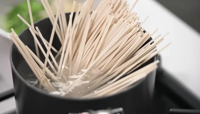 Cook the noodles: Cook wheat noodles according to package instructions. Avoid overcooking to prevent sogginess.