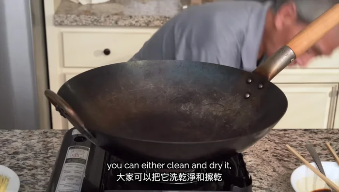 Add aromatics and sauce: Heat oil in a wok or pan. Pour hot oil over steamed salmon and piled aromatics. Pour sauce around the salmon.