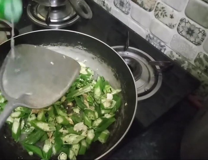Add lime juice to prevent sliminess.