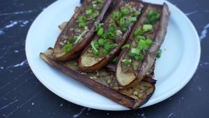 Authentic Chinese Garlic Roasted Eggplant: Keto & Vegan