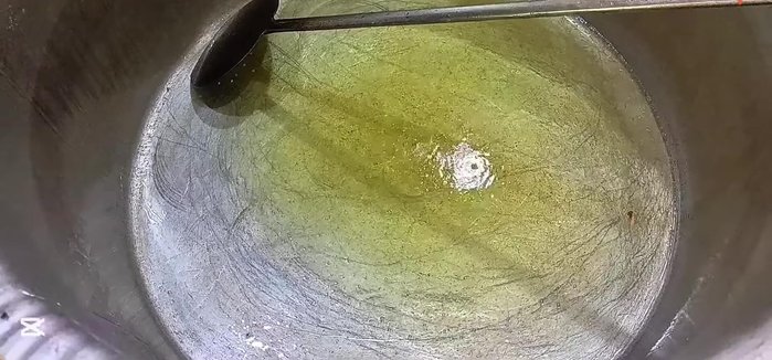 Fry eggs in ghee until cooked.