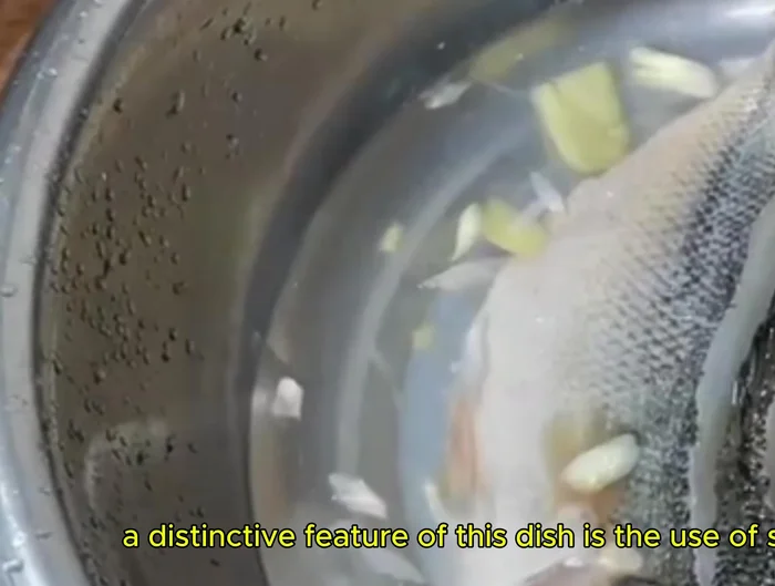 Drizzle soy sauce over the fish to add color and depth of flavor.