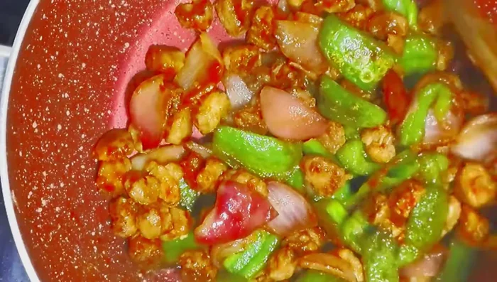 Fry lightly on low flame until flavors combine.