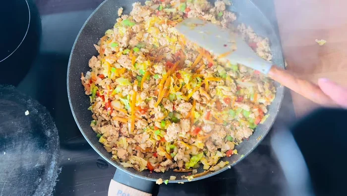 Remove from heat and let the mixture cool for about 10 minutes.