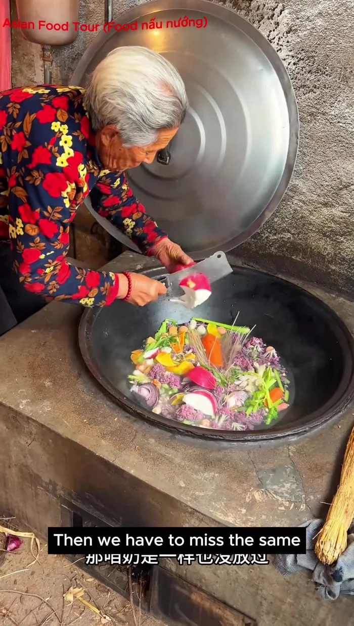 Add blood-red radish.