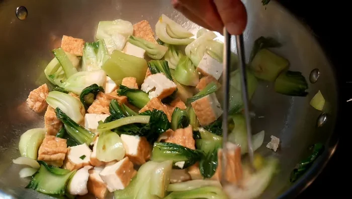 Taste test the Bok Choy to check for doneness. The bottom part should be soft, almost mushy. Adjust cooking time as needed.
