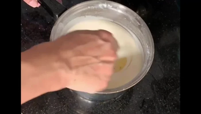 Add a tablespoon of oil to the batter and mix well with your other chosen ingredients (optional).