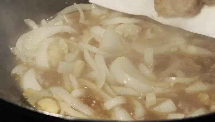 Toss pork chops in the sauce.