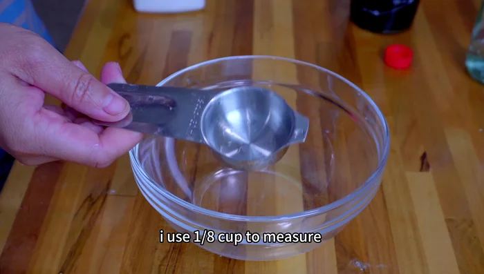 Prepare the sauce: Mix ketchup, soy sauce, sugar, vinegar, and water according to the given ratios.