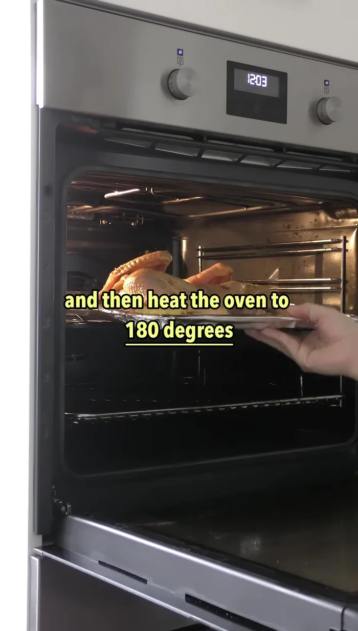 Preheat oven to 180°C (350°F). Roast the chicken for 40 minutes.