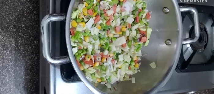 Add salt to taste. Continue to cook on high flame.