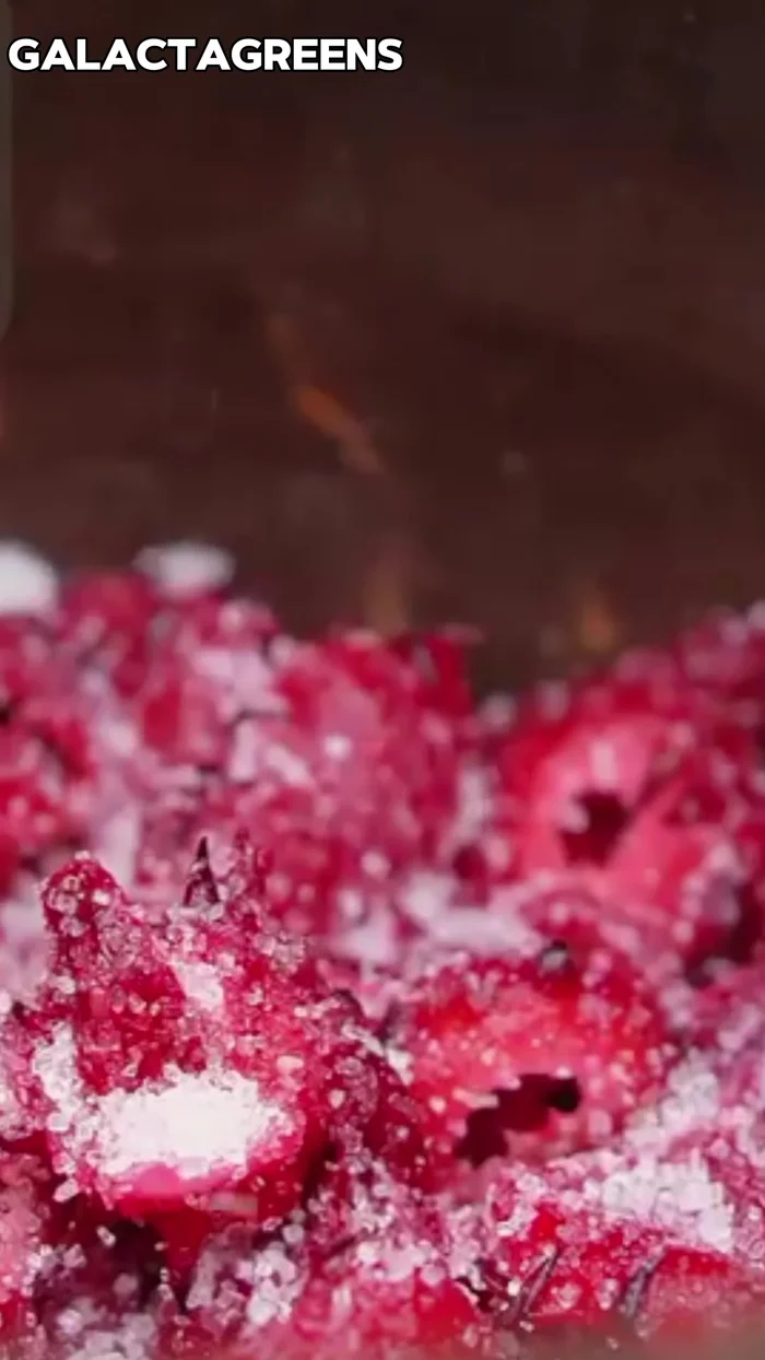 Layer roselle and sugar in a pot, repeating until the vessel is full. Close the pot with a lid and leave overnight.