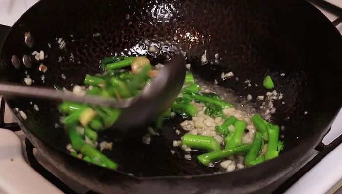 Add salt, pepper, and sugar. Stir well.