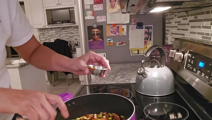 Stir in chili crisp (optional) and hoisin sauce (optional).