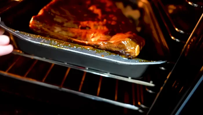 Bake for 15 minutes, flip, and bake for another 15 minutes.