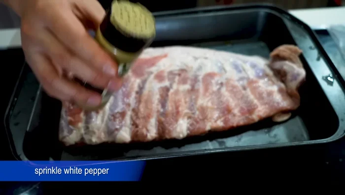 Add 2 teaspoons of sugar, 1 teaspoon of Chinese five-spice powder, and 3 teaspoons of hoisin sauce.