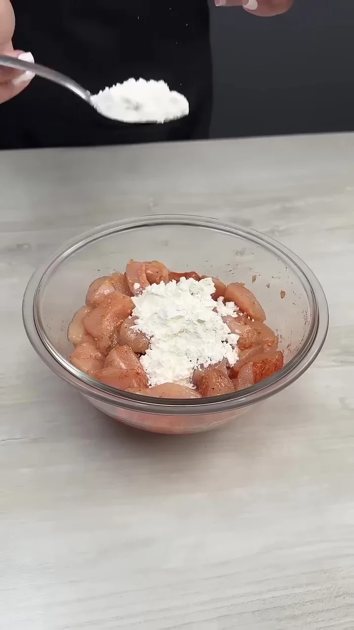 Add cornstarch and mix well.