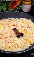Indo-Chinese Gravy & Egg Fried Rice: Easy Dinner Combo Recipe