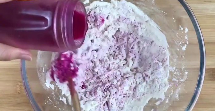 Knead the dough until smooth and elastic.