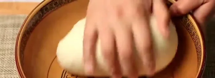Knead the dough until smooth and elastic.