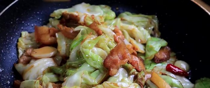 Note: Adjust cooking time depending on your preference for cabbage texture.