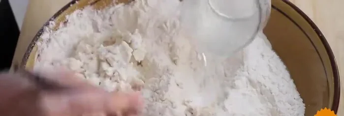 Mix the filling ingredients thoroughly. (Specific ingredients and quantities are not provided)