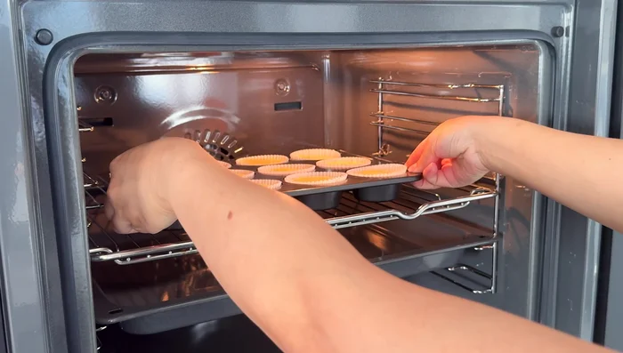 Remove from oven and let cool slightly.