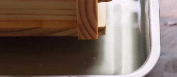 Press the tofu for 2 minutes to 1 hour, depending on desired firmness.