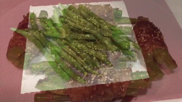 Continue cooking until the green beans are tender.