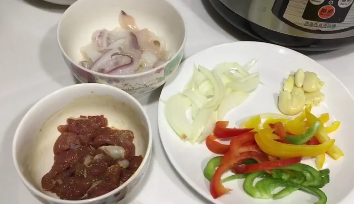 Add squid. Stir-fry for a couple of minutes until the squid turns opaque and tender. Be careful not to overcook.