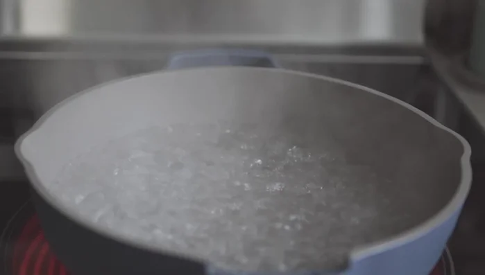 Boil water in your steamer.