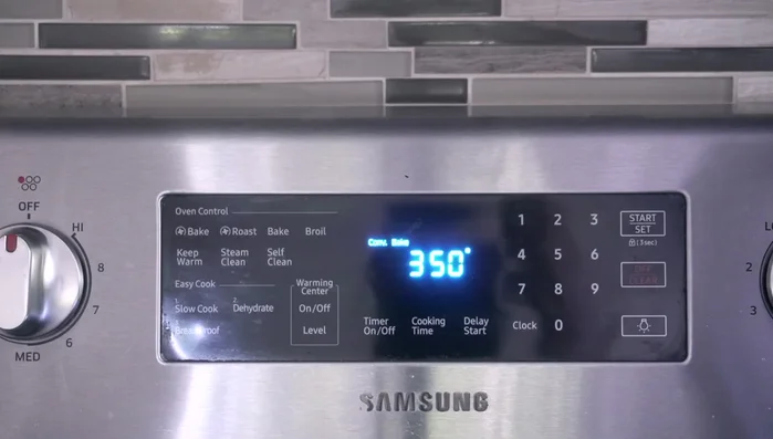 Preheat the oven (this helps the dough rise). Place the dough in a bowl, cover with saran wrap and the lid, and turn off the oven.