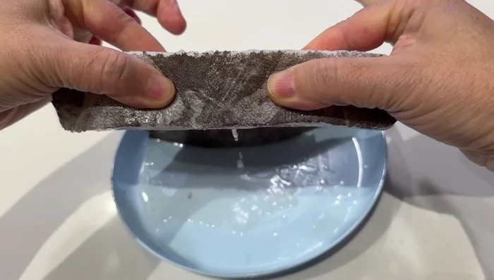Thaw the frozen fish steaks. Pat them dry with a paper towel to remove excess moisture.