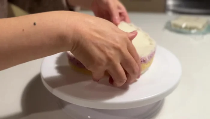 Cut and serve: Remove the cheesecloth and cut the cake into your desired shape. Serve warm or reheat if desired.