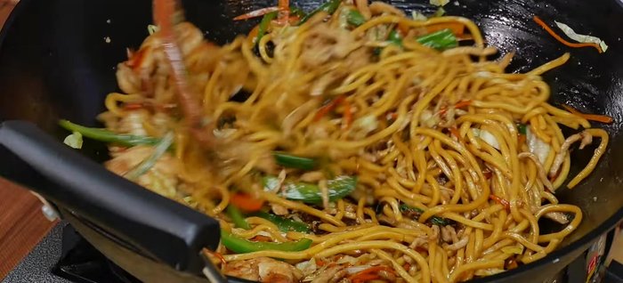 In a small bowl, whisk together soy sauce, oyster sauce, and sesame oil. Add cornstarch if using.