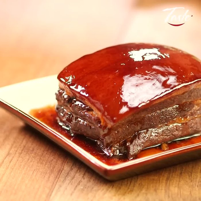 Serve and enjoy your delicious Dongpo Pork!