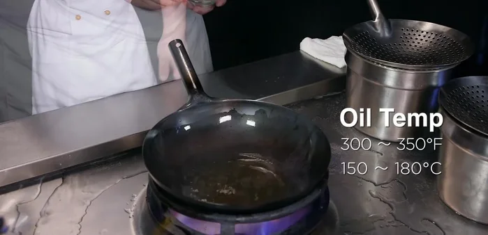 Visual demonstration of cooking.