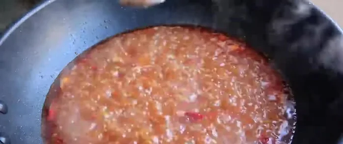 Once cooked, remove from heat.