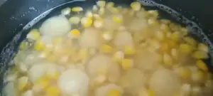 Water Chestnut & Corn Sweet Soup: Easy Chinese Dessert Recipe