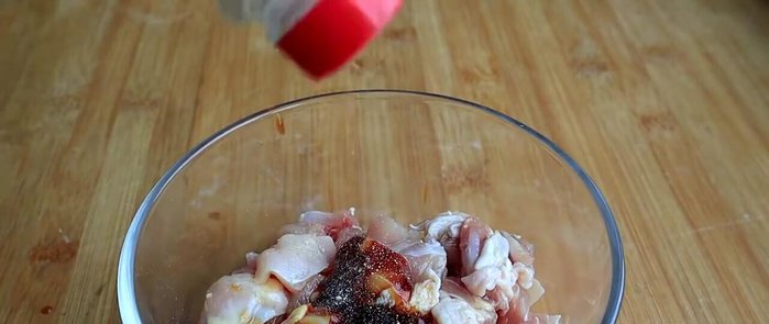 Add brown sauce or other seasonings.