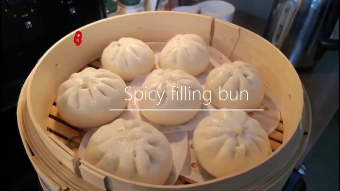 Steam the buns until cooked through and fluffy.